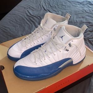 Air Jordan 12 Retro, French Blue, Frequent Wear, Healthy Condition, No Damages